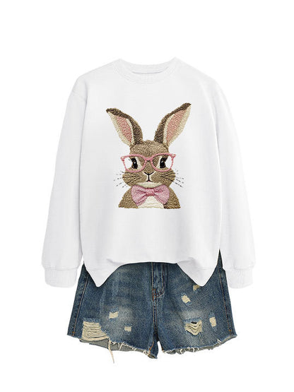 CinnaHop Bow Bunny Sweatshirt