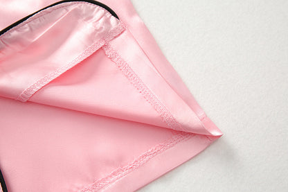 Children's Pajamas Set Summer Ice Silk Thin