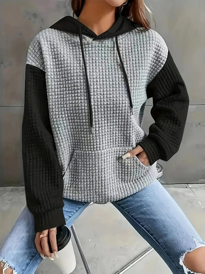 ColorWave™ Casual Patch Hoodie
