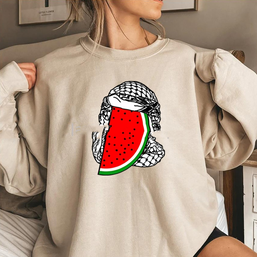 Melona Scarf Print Top