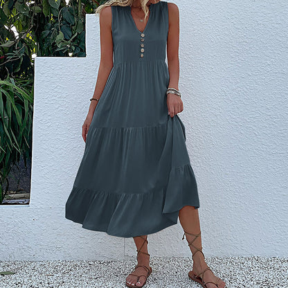 LumaFlow Vest Dress