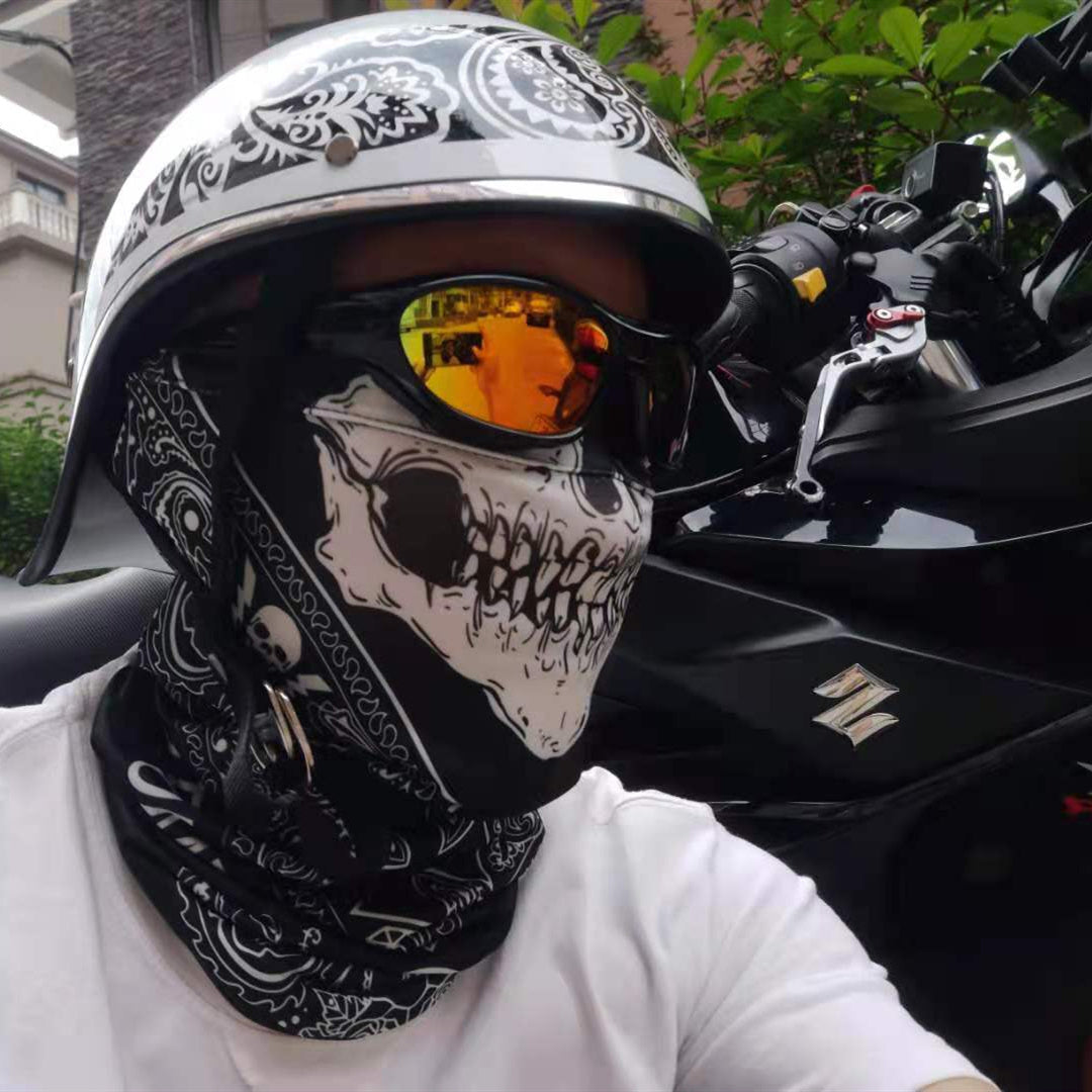 Ice Silk Sunscreen Face Towel For Cycling