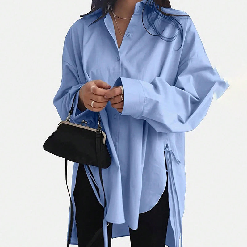 Breezelyn Side-Tie Blouse