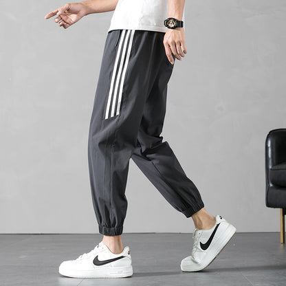 Men's ice silk sweatpants
