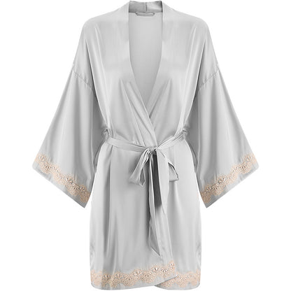 Summer female ice silk nightdress