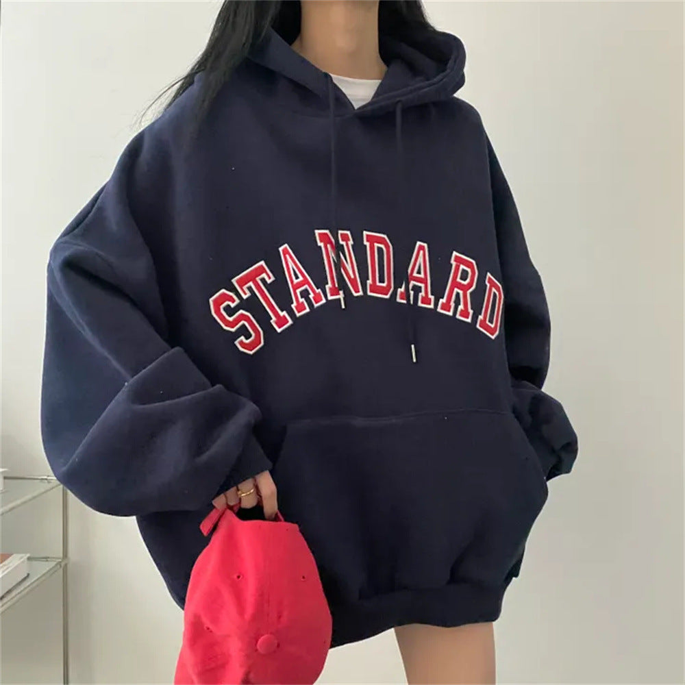: CozyText Fleece Statement Top