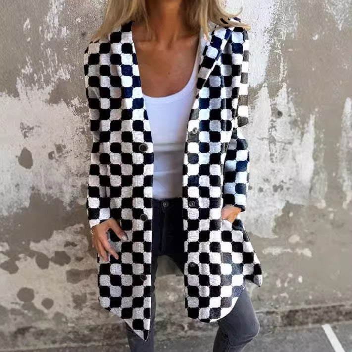 CozyWeave Long Knit Coat