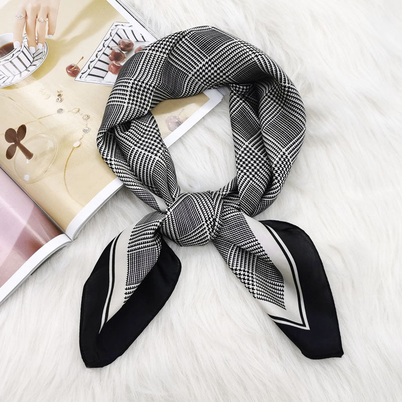 The New Scarf Professional Small Scarf Headband Silk