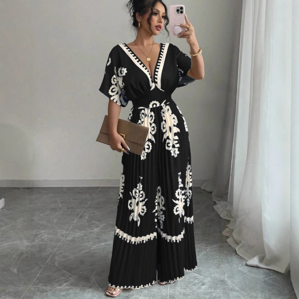 Lazara Print Jumpsuit