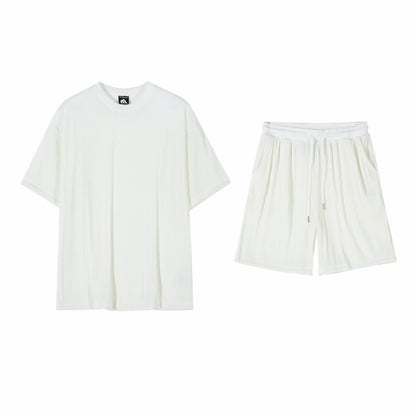 Breathable Ice Silk Thin Short Sleeved Shorts