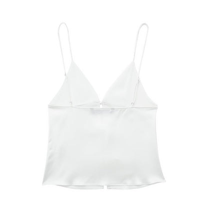 Women's Elegant Silk Satin Texture Camisole