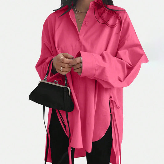 Breezelyn Side-Tie Blouse