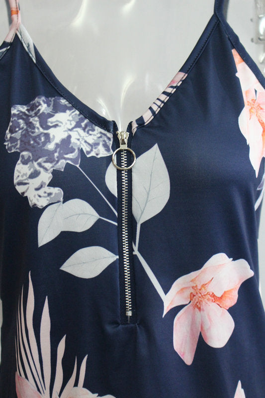 Milk silk print camisole