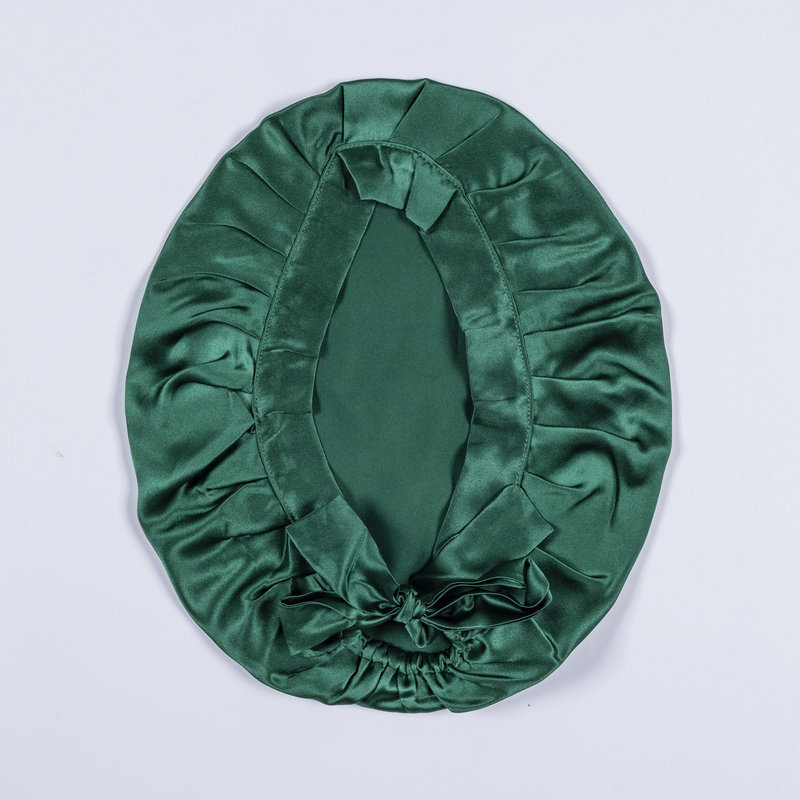 Women's Solid Color Hair Care Silk Nightcap
