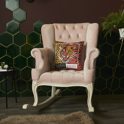 Silk leopard print animal print pillowcase