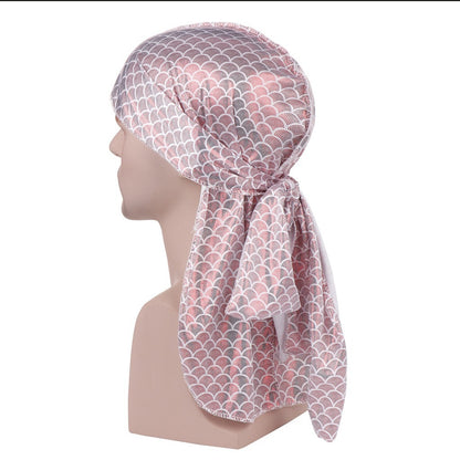 Long silk tail pirate hat