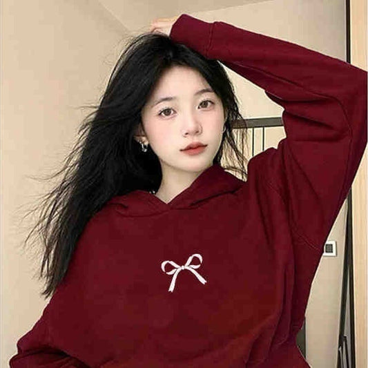 CrimsonCharm Bow Sweater