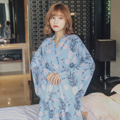 Light cotton silk soft pajamas