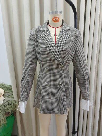 Veridia Plaid Tailored Jacket