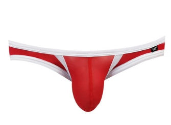 Transparent ice silk men's briefs