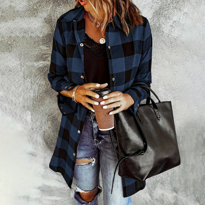 Harvest Plaid Button-Up Shirt