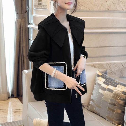 Patchwork Elegance Short Coat