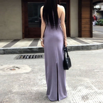 Twinkle Breeze Halter Dress