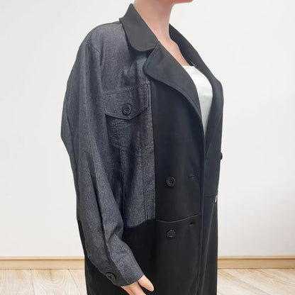 DenimEdge Mid-length Coat