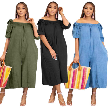 Breezora Cropped Jumpsuit