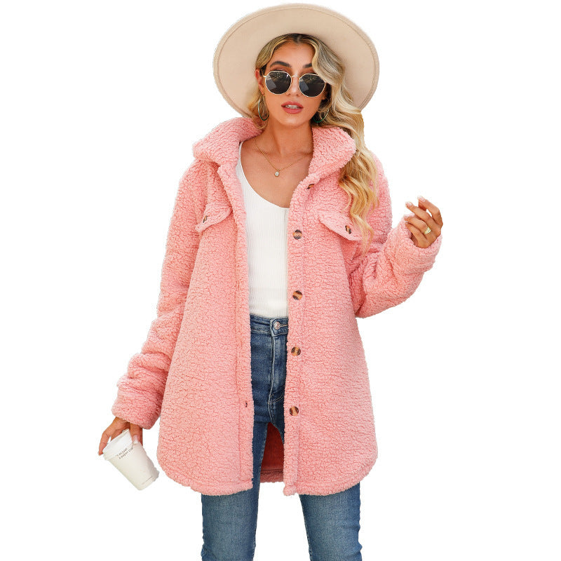 LuxeForm Lapel Blouse Coat