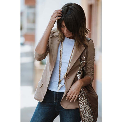 The Selene One-Button Blazer