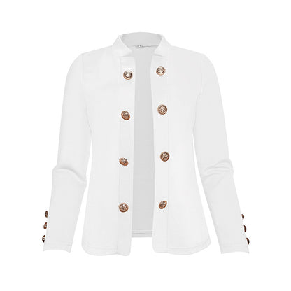 EleganceCurve Double-Breasted Top