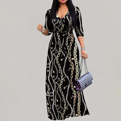 Veralune Grace Belted Maxi Dress