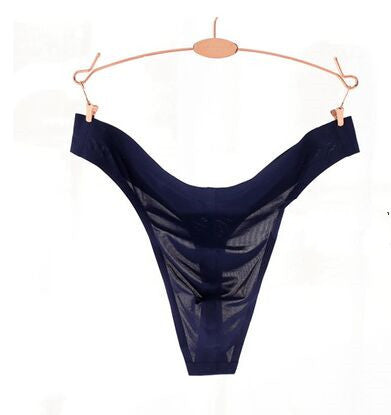 Summer breathable sheet ice silk thong men's thin shorts