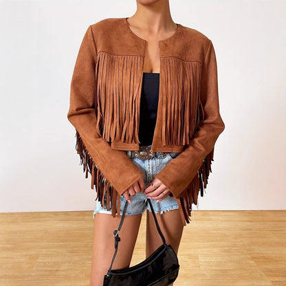 Breezora Retro Tassel Jacket