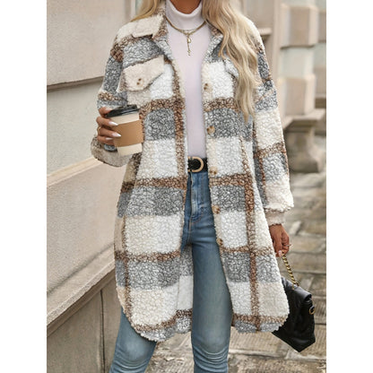 ModaBlock Plaid Padded Jacket