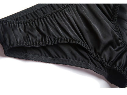 Stretch Silk Low Waist Sexy Underwear