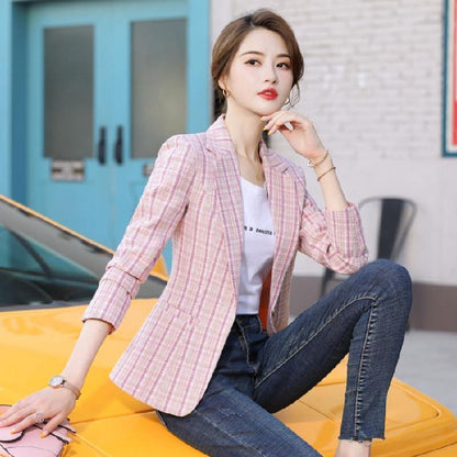 SeoulLuxe Plaid Short Suit