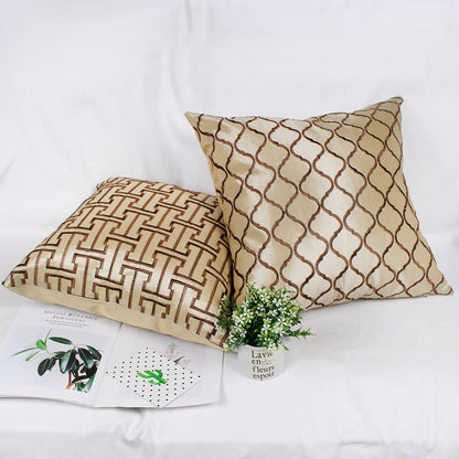 Imitation silk compound embroidery