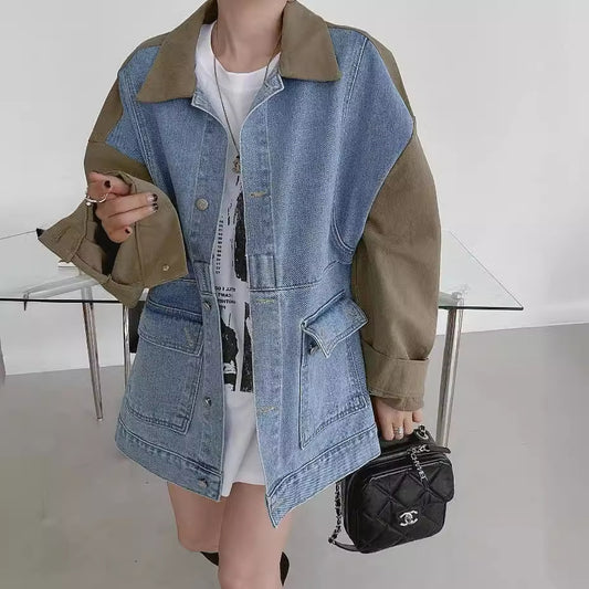 ChromaStitch Denim Baggy Coat