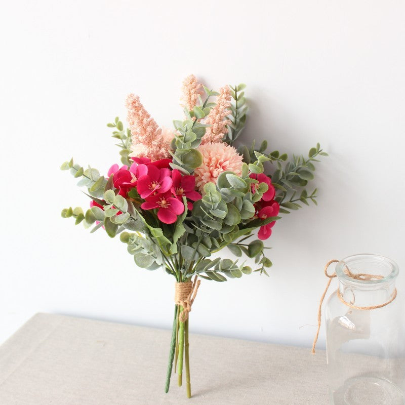 Handwritten Bouquet Decoration Artificial Flower Silk