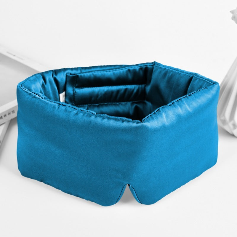 Silk Sleeping Eye Mask Velcro Double-sided Silk