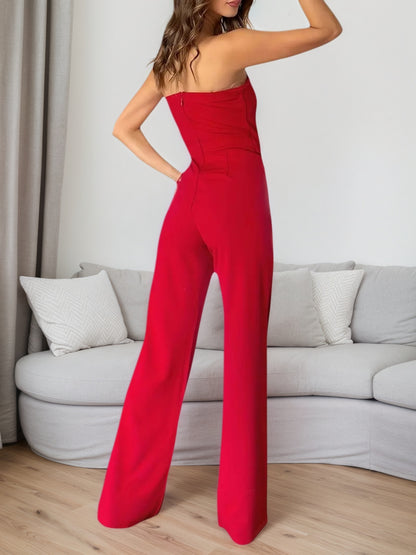 CrimsaFleur™ CurveCouture Jumpsuit