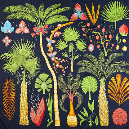 Imitation silk twill silk scarf
