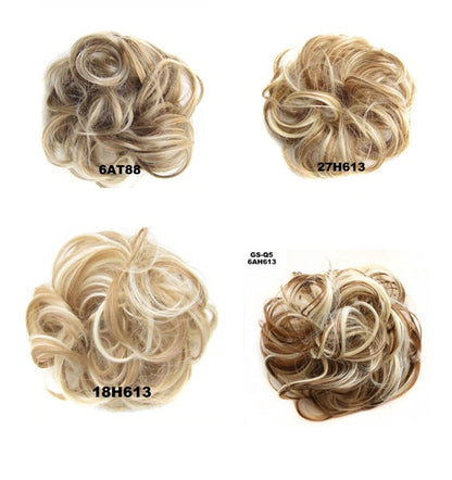 High-temperature silk curls