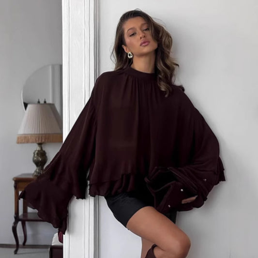 Mirelda Ruffle Lace Blouse