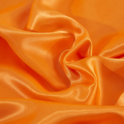 Solid Color Artificial Silk Pillow Cover Plain Zipper