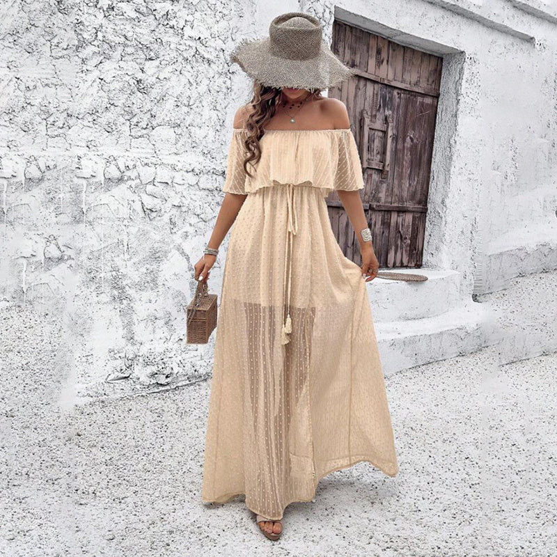 The Maravella Off-Shoulder Maxi