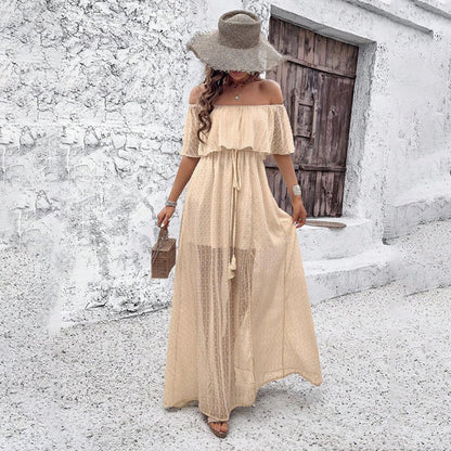 The Maravella Off-Shoulder Maxi