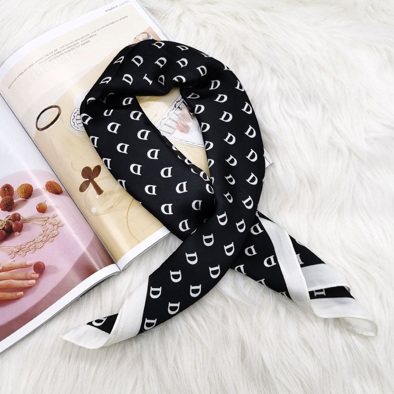 The New Scarf Professional Small Scarf Headband Silk